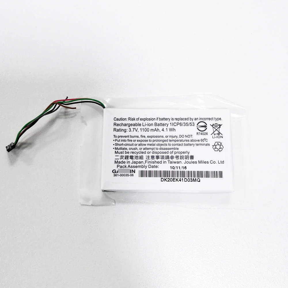 Rechargeable Li-ion Battery 361-00035-06 For GARMIN Approach G8 Bike Speedmeter Battery Part Repair Replacement
Rechargeable Li-ion Battery 361-00035-06 For GARMIN Approach G8 Bike Speedmeter Battery Part Repair Replacement
