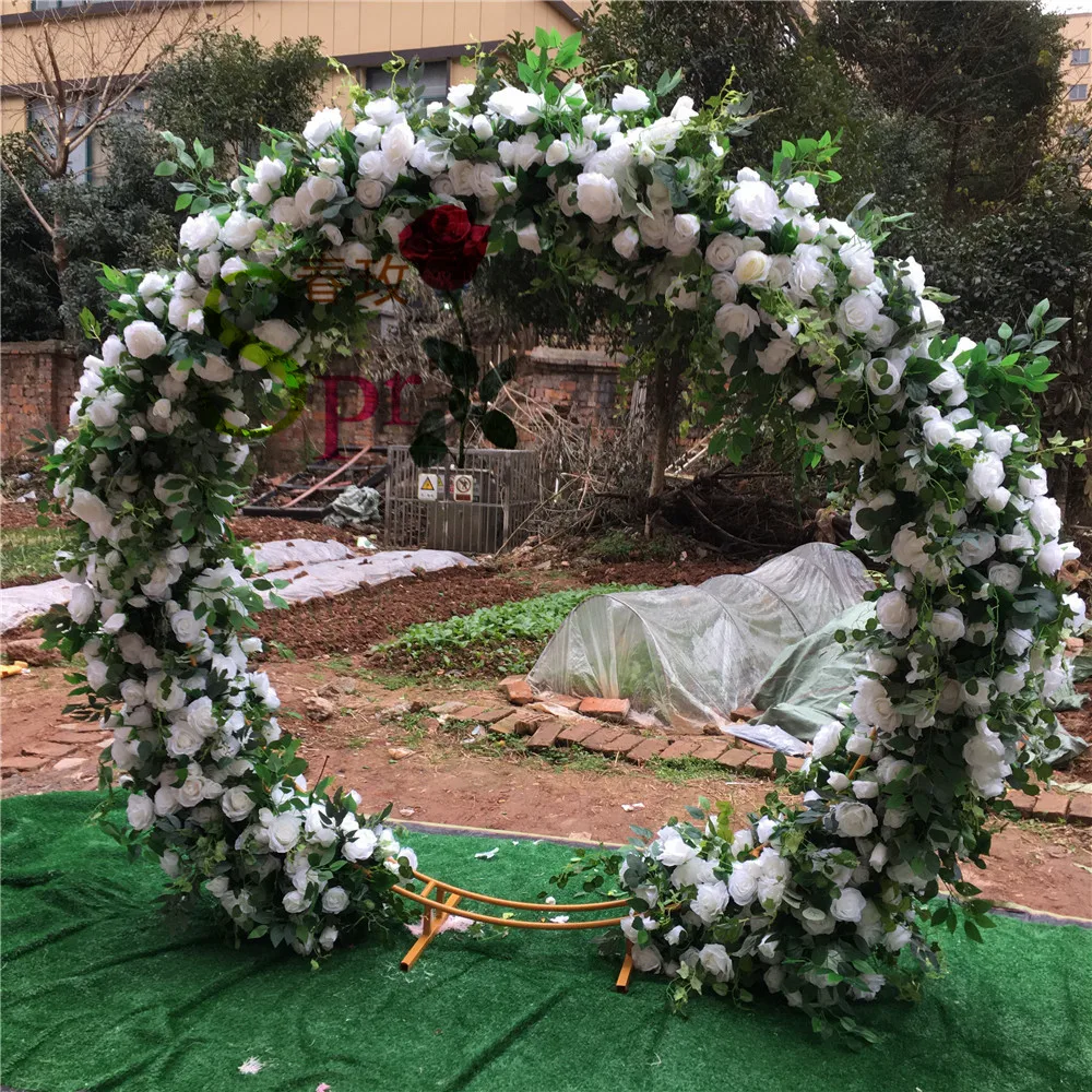 

SPR Bespoke Artificial Decorative Flower Arrangement Reception Moon Gate Stage Backdrop Wedding Arch