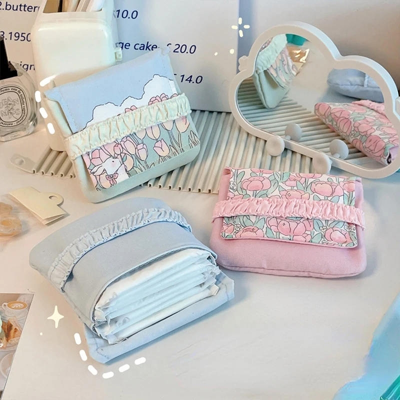 Women Portable Sanitary Napkin Tampon Storage Bag Cotton Travel Makeup Storage Bag Literary Cute Coin Purse Sundries Storage
Women Portable Sanitary Napkin Tampon Storage Bag Cotton Travel Makeup Storage Bag Literary Cute Coin Purse Sundries Storage