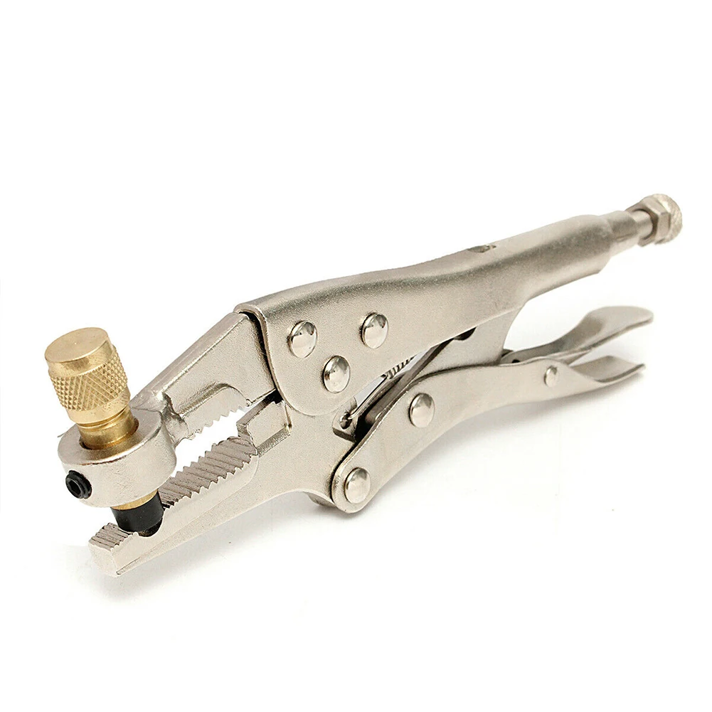 Locking Steel Repair Refrigerant Recovery Durable Sealing Gasket Air Conditioner Hand Tool Adjustable Pliers Tube Practical
Locking Steel Repair Refrigerant Recovery Durable Sealing Gasket Air Conditioner Hand Tool Adjustable Pliers Tube Practical