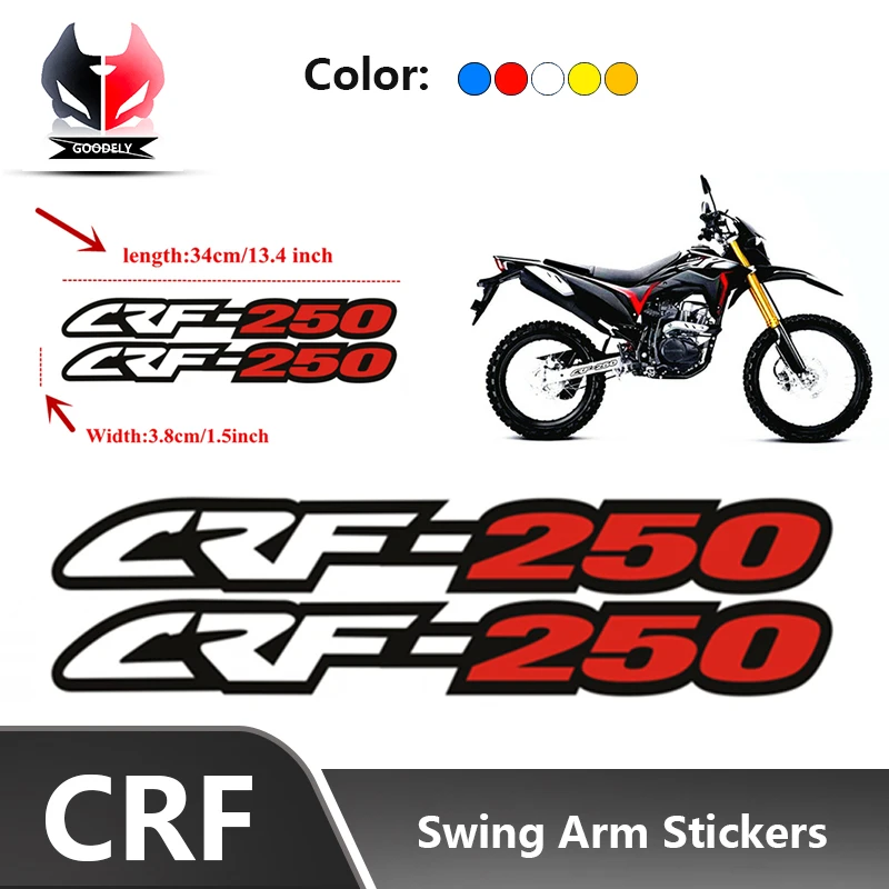

Swingarm Swing Arm Reflection Stickers Decals Stripes For HONDA CRF250F CRF250L CRF250LE CRF250R CRF250X 2004-2021