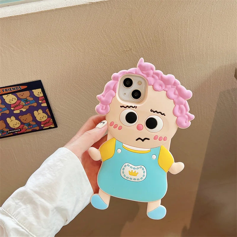 3D Cartoon Cute Purple Hair Girl Phone Case Cover for IPhone 11 12 13 14 Pro Max Shockproof Cases for IPhone 14 Pro Max Case
3D Cartoon Cute Purple Hair Girl Phone Case Cover for IPhone 11 12 13 14 Pro Max Shockproof Cases for IPhone 14 Pro Max Case