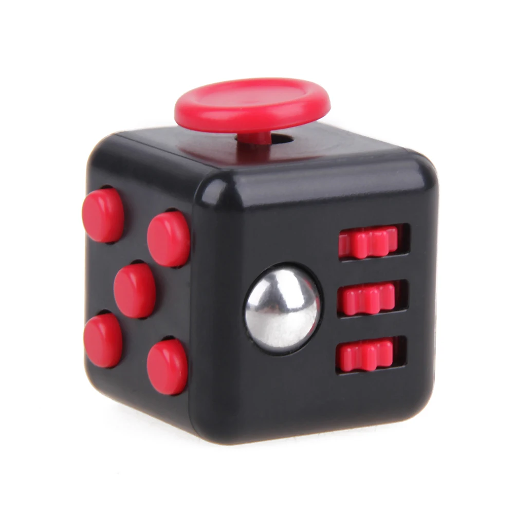 

1PCS Decompression Finger Fidget Cube Decompress the Dice Pressure Reduction Kids Toys New Exotic Decompressed Toy Press 6-Sided
