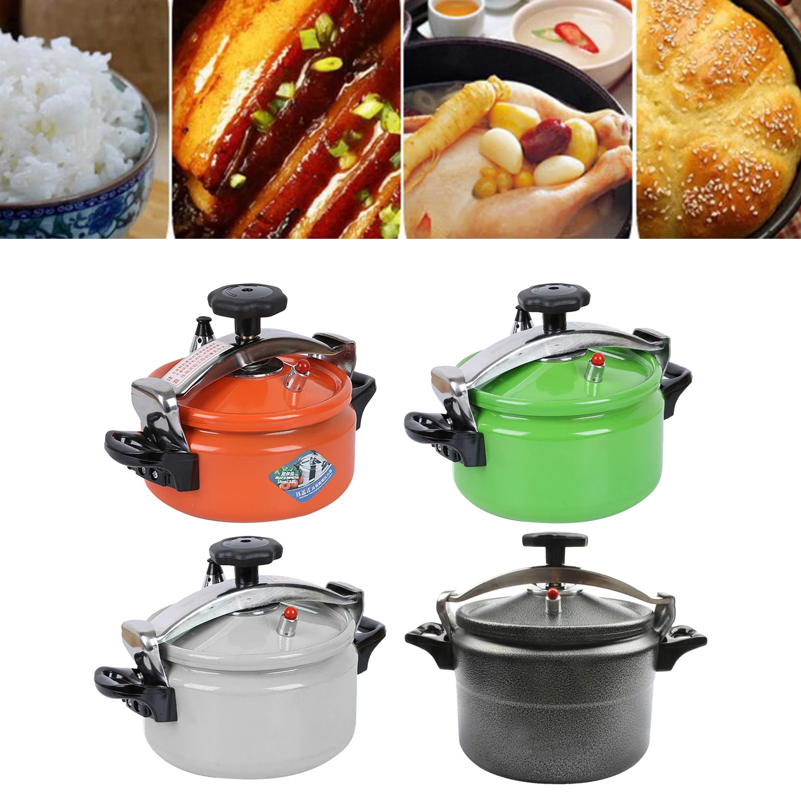 Multi-Functional Portable Pressure Cooker Aluminum Soup Rice Cooking Outdoor Camping Pot Cookware for Electric Ceramic Stove
Multi-Functional Portable Pressure Cooker Aluminum Soup Rice Cooking Outdoor Camping Pot Cookware for Electric Ceramic Stove