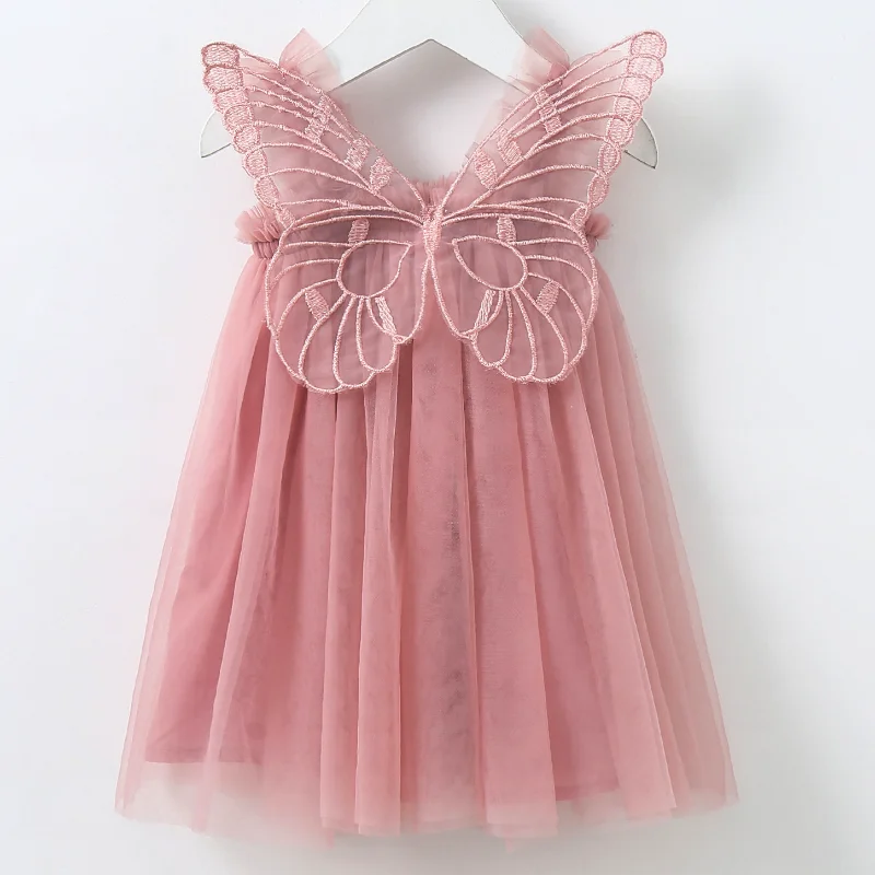 Baby Girls Rainbow Strap Dress for Clothes Summer 3D Angel Wings Fairy Princess Mesh Tutu Sleeveless Dresses Kid Party Costume
Baby Girls Rainbow Strap Dress for Clothes Summer 3D Angel Wings Fairy Princess Mesh Tutu Sleeveless Dresses Kid Party Costume