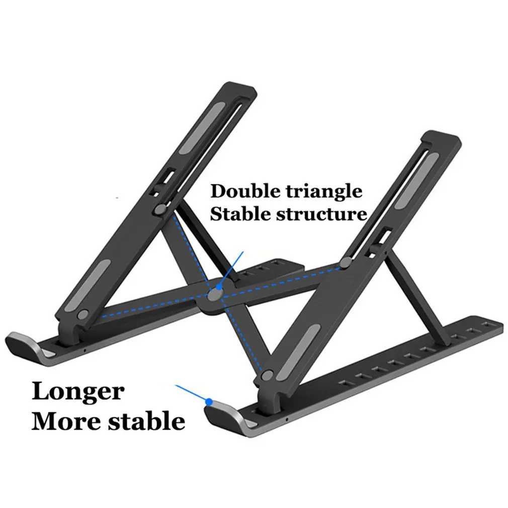7 Holes Adjustable Laptop Stand Plastic for Macbook Computer IPad Tablet Table Support Notebook Stand Cooling Pad Bracket Riser
7 Holes Adjustable Laptop Stand Plastic for Macbook Computer IPad Tablet Table Support Notebook Stand Cooling Pad Bracket Riser
