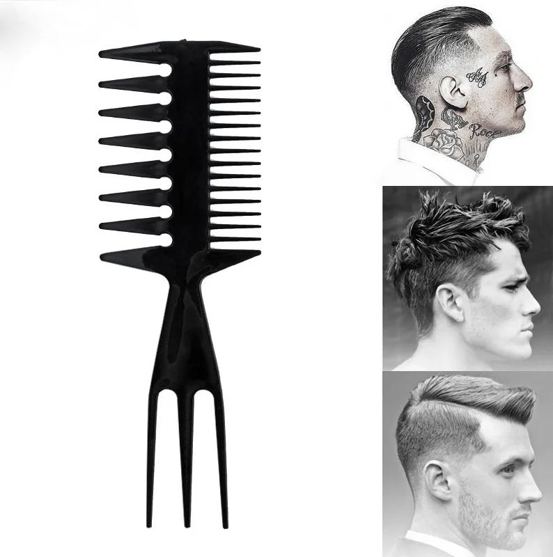 Professional Double Side Tooth Combs Fish Bone Shape Hair Brush Barber Hair Dyeing Cutting Coloring Brush Man Hairstyling Tool
Professional Double Side Tooth Combs Fish Bone Shape Hair Brush Barber Hair Dyeing Cutting Coloring Brush Man Hairstyling Tool