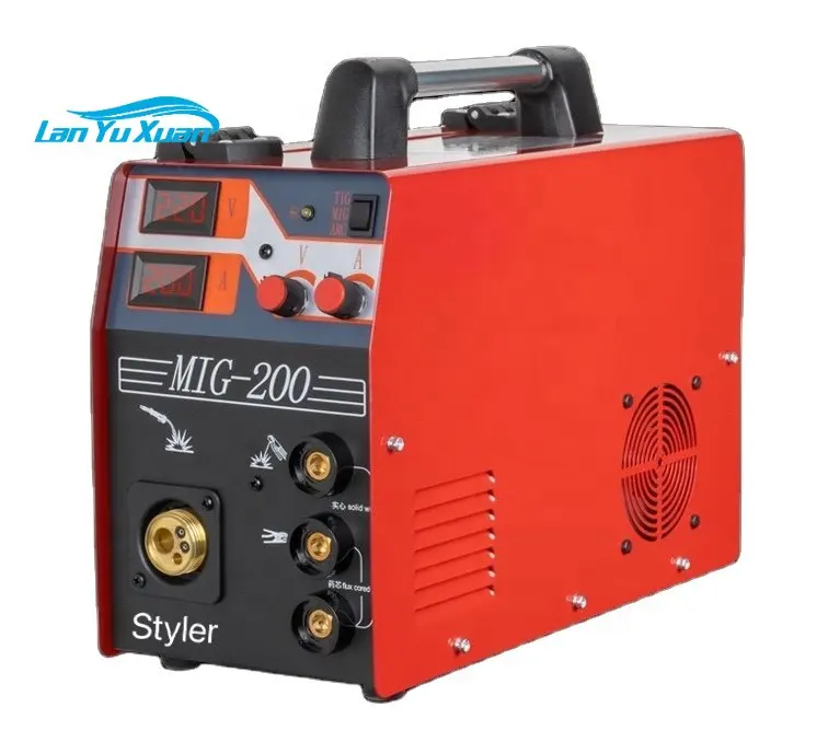 Styler spot welding machine portable MIG-200 gas gasless digital control dc mig welding machine welder
Styler spot welding machine portable MIG-200 gas gasless digital control dc mig welding machine welder