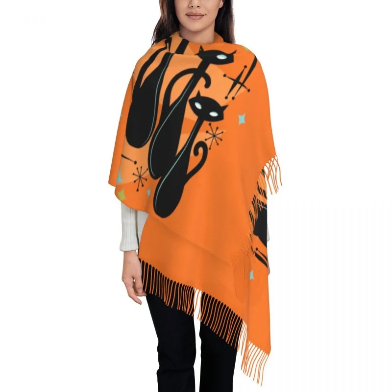 Personalized Printed Vintage Style Atomic Black Cat Scarf Women Men Winter Fall Warm Scarves Cartoon Kitten Shawl Wrap
Personalized Printed Vintage Style Atomic Black Cat Scarf Women Men Winter Fall Warm Scarves Cartoon Kitten Shawl Wrap