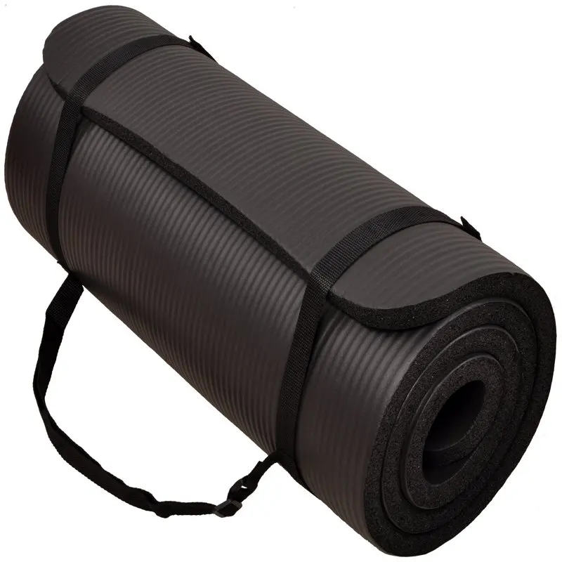 All-Purpose 1-Inch Extra Thick High Density Anti-Tear Exercise Yoga Mat with Carrying Strap,
All-Purpose 1-Inch Extra Thick High Density Anti-Tear Exercise Yoga Mat with Carrying Strap,