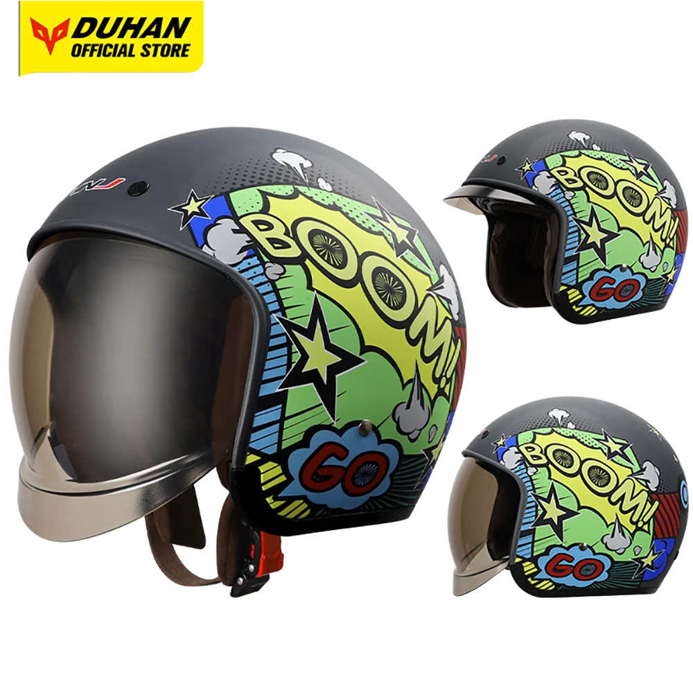 HHJ Motorcycle Helmet Male Retro Half Helmet Women Motocross Helmet Removable And Washable Lining Head Circumference 53cm-58cm
HHJ Motorcycle Helmet Male Retro Half Helmet Women Motocross Helmet Removable And Washable Lining Head Circumference 53cm-58cm
