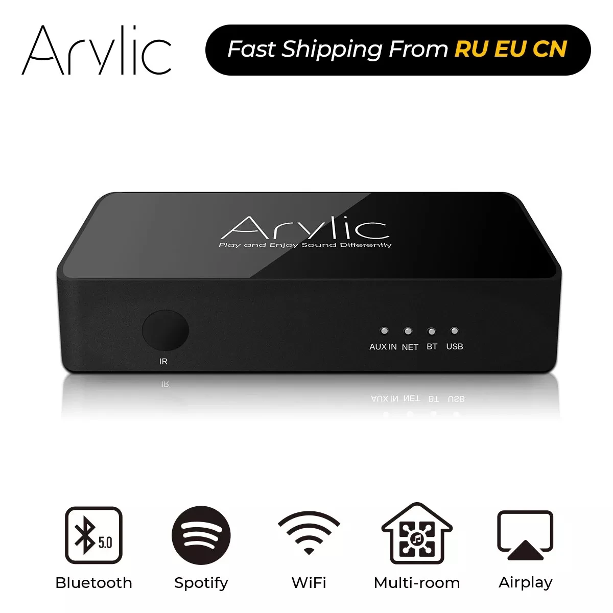 Arylic S10 WiFi And Bluetooth 5.0 HiFi Stereo Audio Amplifier With Spotify Airplay DLNA Internet Multiroom Audio Preamplifier
Arylic S10 WiFi And Bluetooth 5.0 HiFi Stereo Audio Amplifier With Spotify Airplay DLNA Internet Multiroom Audio Preamplifier