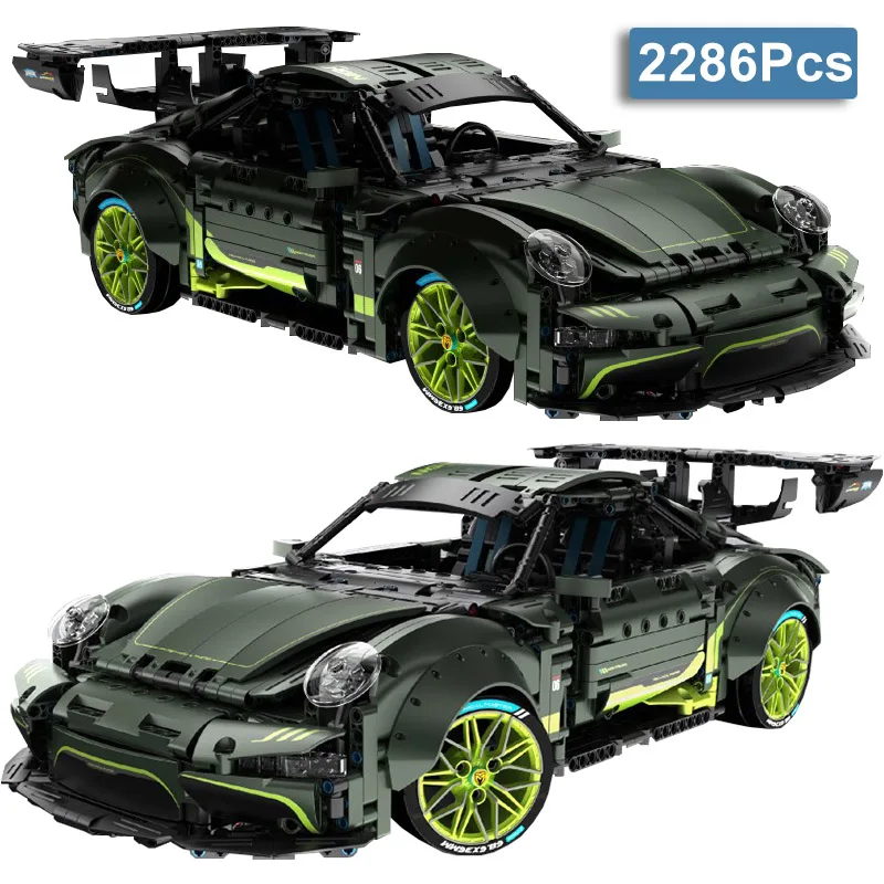 

2286Pcs MOC Super Racing Car Model Building Blocks City Static Supercar Speed Sport Vehicle Bricks Toys for Kids Adult Gift