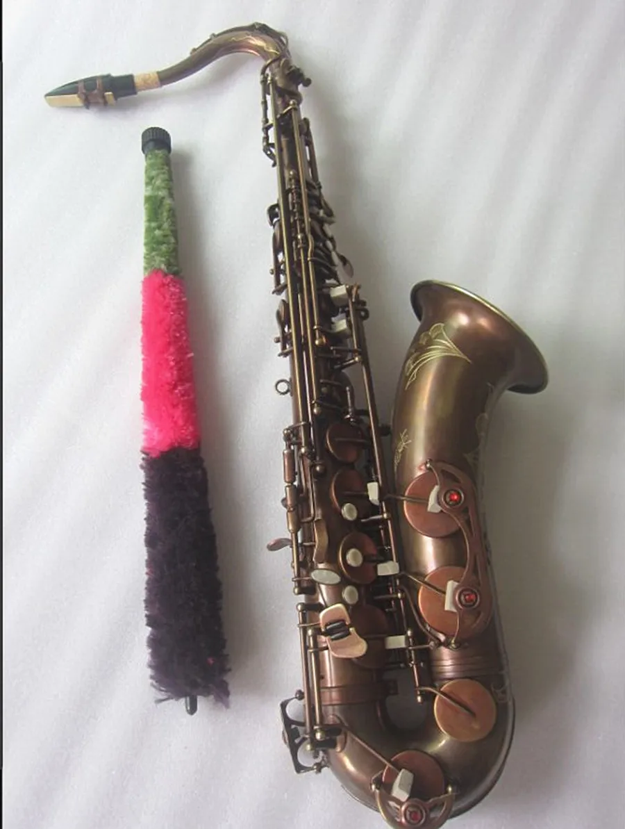HighQuality Tenor Saxophone Antique copper simulation B Flat Sax Professional Musical Instrument Playing With Case
HighQuality Tenor Saxophone Antique copper simulation B Flat Sax Professional Musical Instrument Playing With Case