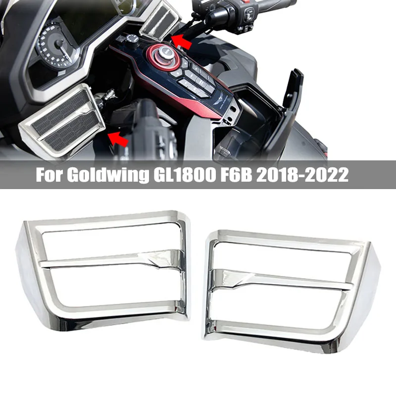 New Motorcycle Chrome Speaker Grille Cover For Honda Goldwing GL 1800 F6B GL1800 Gold wing 1800 2018 2019 2020 2021 2022
New Motorcycle Chrome Speaker Grille Cover For Honda Goldwing GL 1800 F6B GL1800 Gold wing 1800 2018 2019 2020 2021 2022