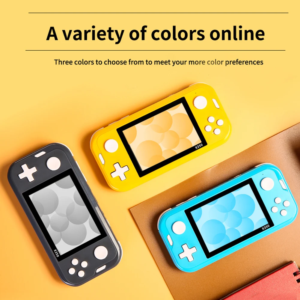 Handheld Game Player X350 Video Game Console Mini Retro Console With 6000+ Games 3.5 Inch IPS Screen For GBA/MD/FC 10 Emulators
Handheld Game Player X350 Video Game Console Mini Retro Console With 6000+ Games 3.5 Inch IPS Screen For GBA/MD/FC 10 Emulators