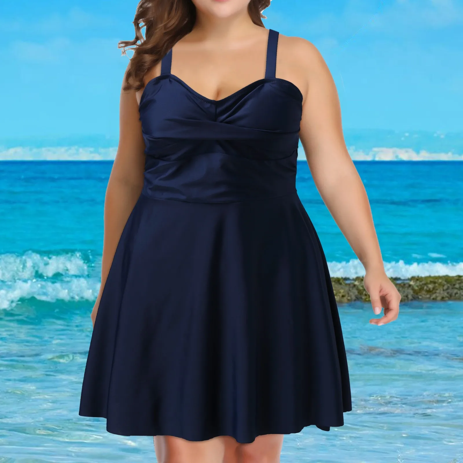 Swimsuits For Women Two Piece Plus Size Tankinis Flounce Swim Dress With Shorts Short And Top Set Women
Swimsuits For Women Two Piece Plus Size Tankinis Flounce Swim Dress With Shorts Short And Top Set Women