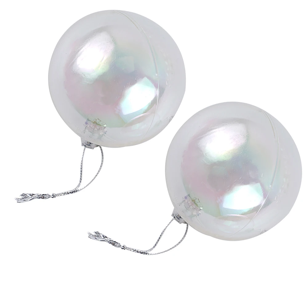 Transparent Baubles Balls Decoration Iridescent Clear 6pcs/12Pcs Accessories Christmas Clear With Silver String
Transparent Baubles Balls Decoration Iridescent Clear 6pcs/12Pcs Accessories Christmas Clear With Silver String
