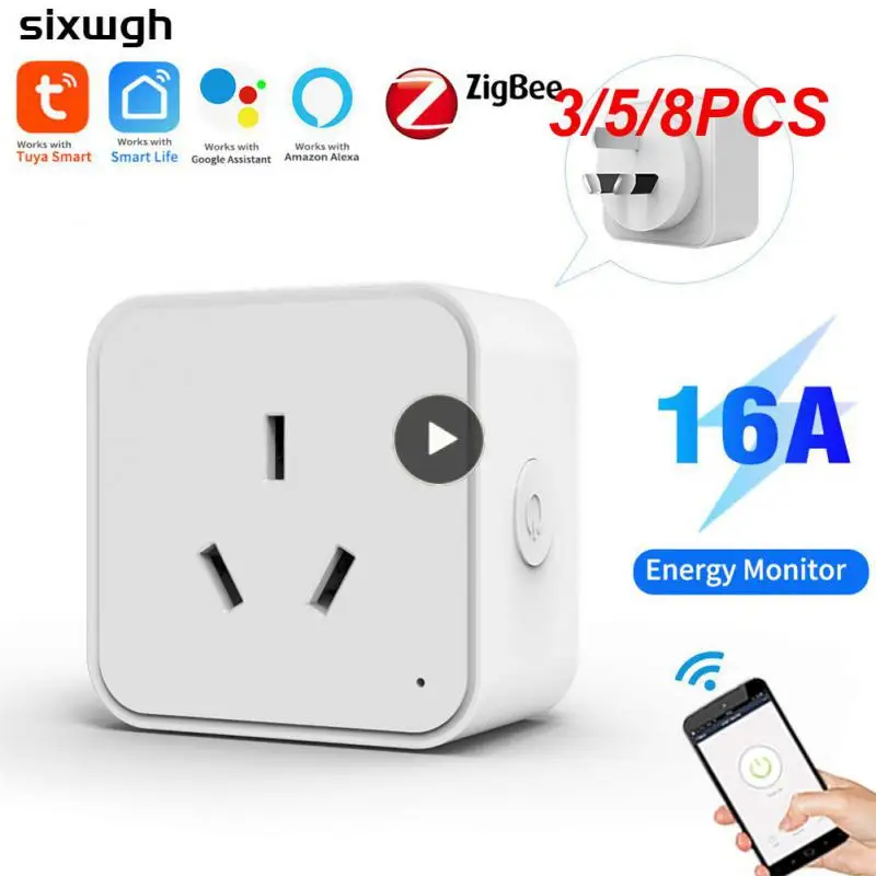 3/5/8PCS Tuya Zigbee Smart Life App Smart Plug Voice Control Smart Socket Timing Function Tuya Zigbee3.0 Smart Home
3/5/8PCS Tuya Zigbee Smart Life App Smart Plug Voice Control Smart Socket Timing Function Tuya Zigbee3.0 Smart Home