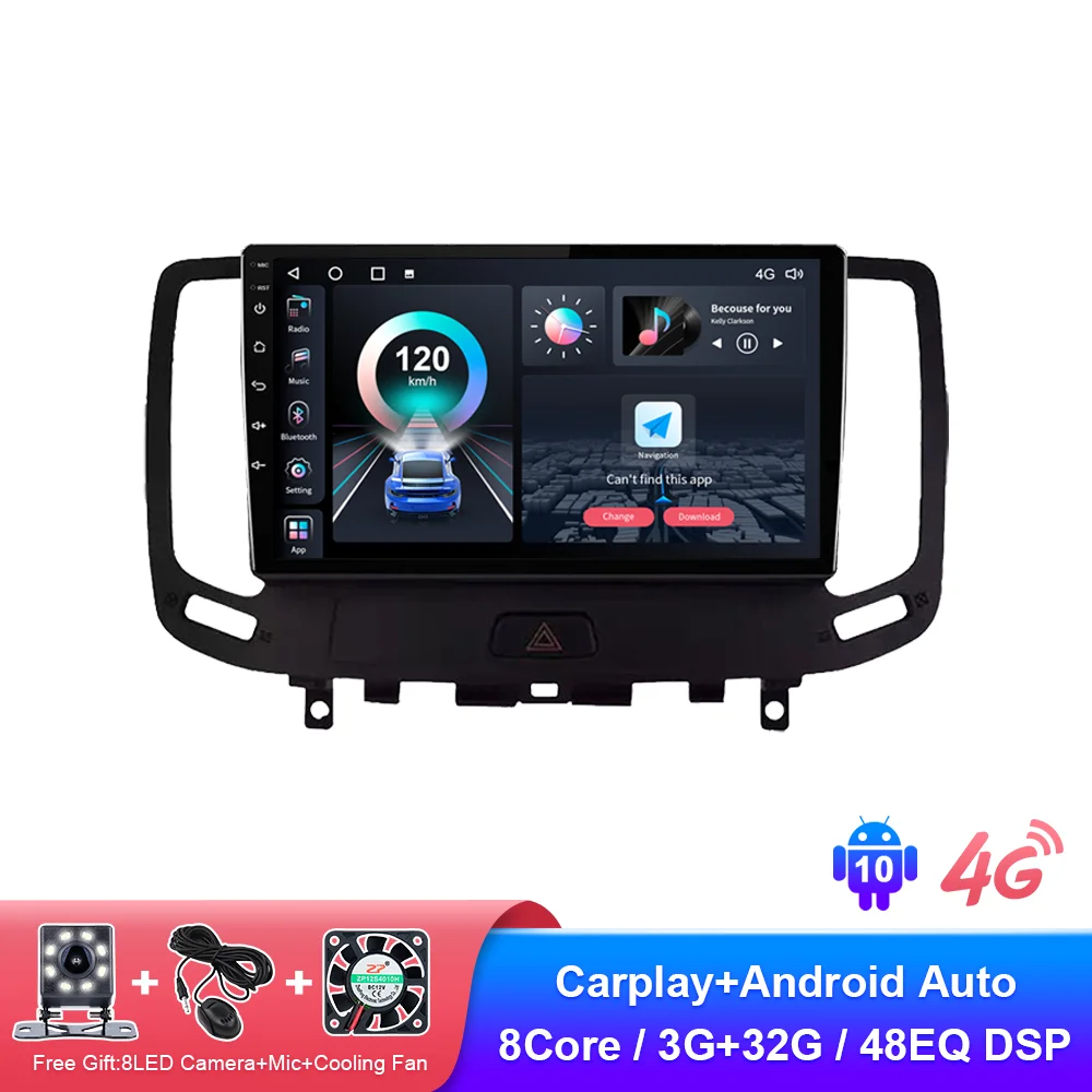 OKEYNAVI For Infiniti G4 G25 G35 G37 2006-2013 Multimedia 2Din Car Radio Stereo Autoradio Android 10 GPS Navigation WIFI 4G Auto
OKEYNAVI For Infiniti G4 G25 G35 G37 2006-2013 Multimedia 2Din Car Radio Stereo Autoradio Android 10 GPS Navigation WIFI 4G Auto