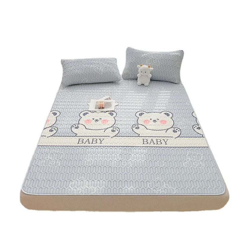 Latex three piece set, summer air conditioning mat, soft ice silk mattress cover, washable bed cover
Latex three piece set, summer air conditioning mat, soft ice silk mattress cover, washable bed cover