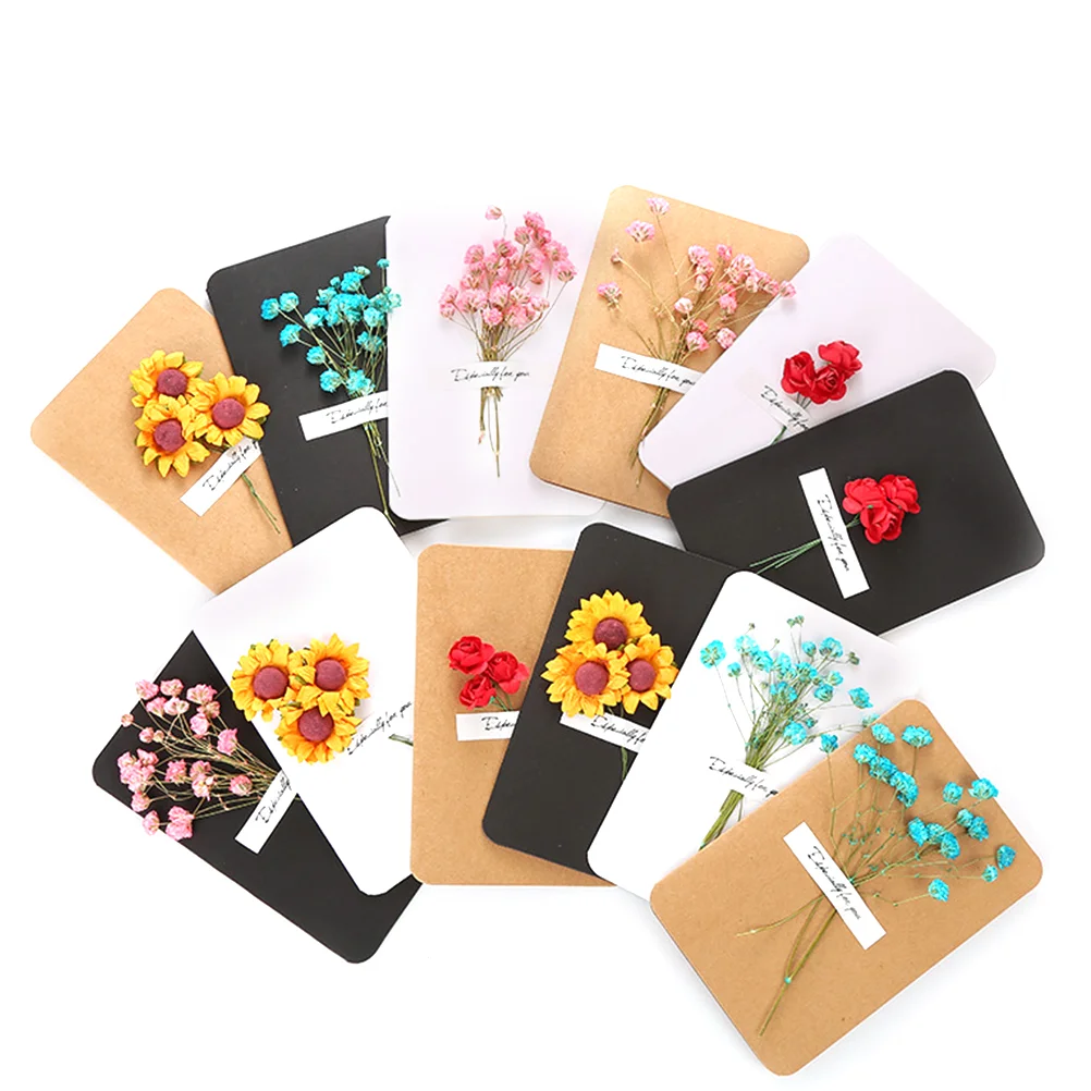 12pcs Greeting Beautiful Dried Flower Creative Paper Greeting Gift Party for Valentine's Day Teachers' Day
12pcs Greeting Beautiful Dried Flower Creative Paper Greeting Gift Party for Valentine's Day Teachers' Day