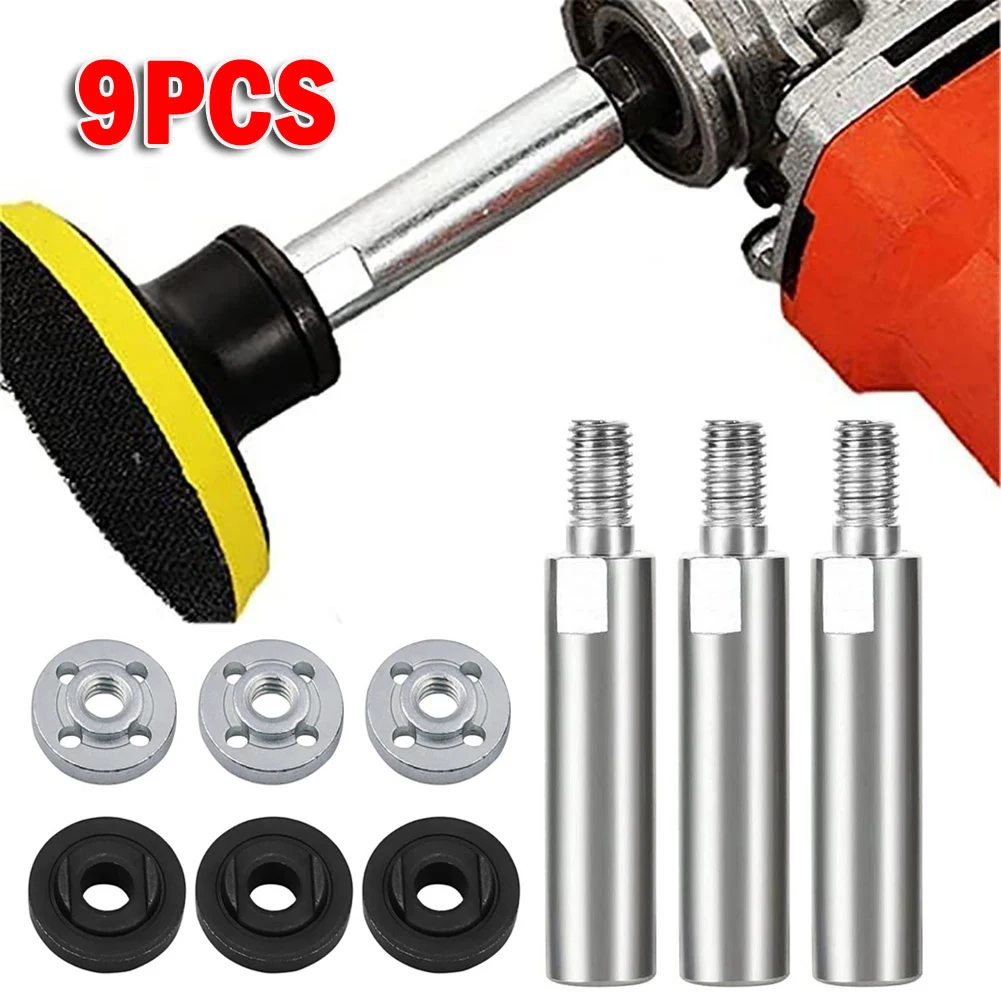 9pcs/set Angle Grinder Extension Connecting Rod 80mm M10 Thread Shaft Polisher Lock For Rotary Polisher Pad Grinding Connection
9pcs/set Angle Grinder Extension Connecting Rod 80mm M10 Thread Shaft Polisher Lock For Rotary Polisher Pad Grinding Connection