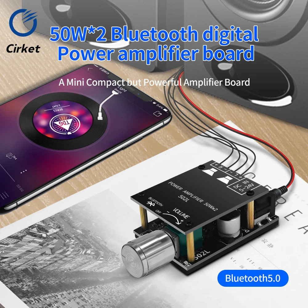 5,0 Bluetooth 2*50 Вт цифровой усилитель мощности, плата Hi-Fi fever, высокая мощность 2,0, стереомодуль ZK-502L
5,0 Bluetooth 2*50 Вт цифровой усилитель мощности, плата Hi-Fi fever, высокая мощность 2,0, стереомодуль ZK-502L