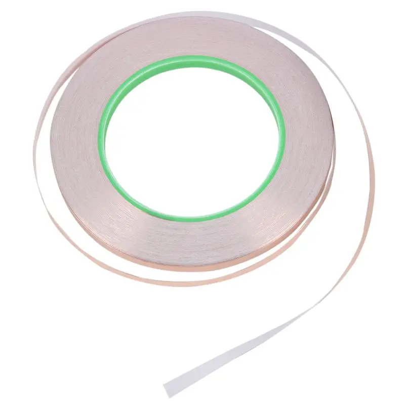 Copper Foil Tape with Conductive Adhesive (6mm X 33meters) – Crafts, Stained Glass, Soldering, Electrical Repairs, Grounding, EM
Copper Foil Tape with Conductive Adhesive (6mm X 33meters) – Crafts, Stained Glass, Soldering, Electrical Repairs, Grounding, EM