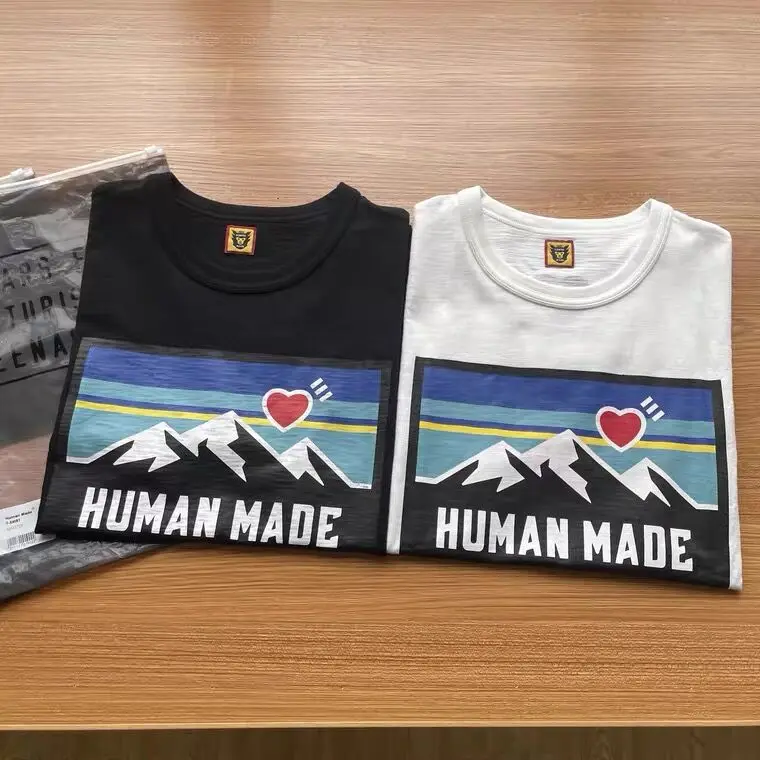 Human Made T-Shirt Men Women 1:1 High Quality T-Shirt Snow Mountain Pattern Crew Neck Short Sleeves
Human Made T-Shirt Men Women 1:1 High Quality T-Shirt Snow Mountain Pattern Crew Neck Short Sleeves