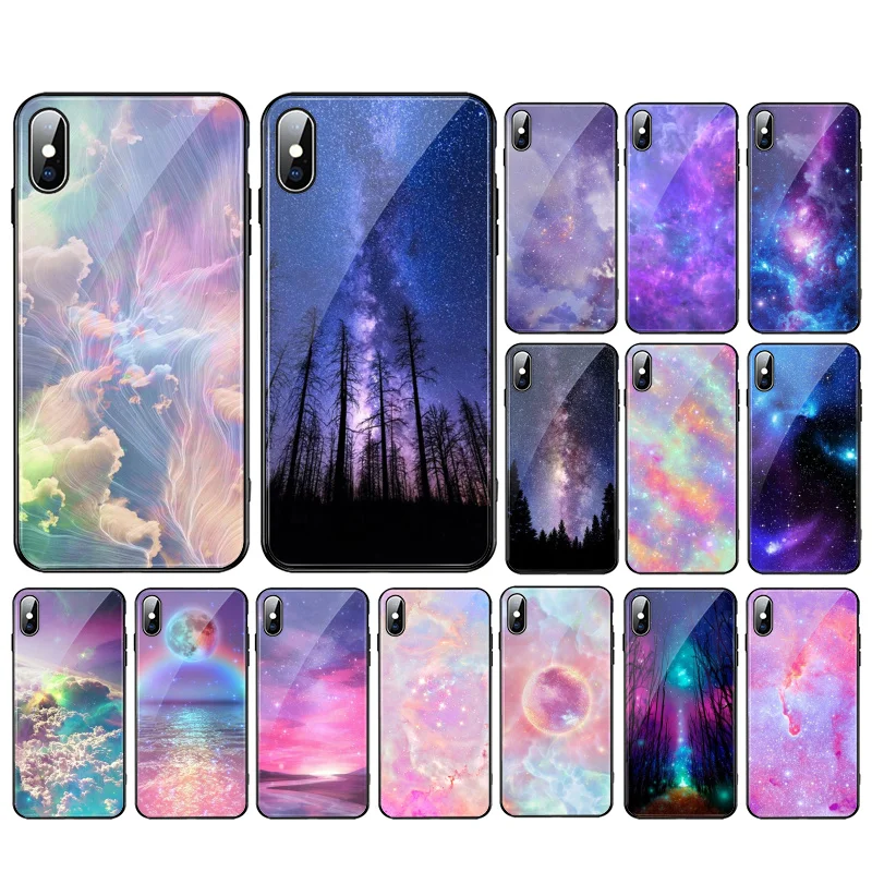 Pink Space Glitter Sky Star Cloud Night Tempered Glass Phone Case For Apple iphone 12 11 Pro Max XS XR X 8 7 6 6S Plus SE2 Case
Pink Space Glitter Sky Star Cloud Night Tempered Glass Phone Case For Apple iphone 12 11 Pro Max XS XR X 8 7 6 6S Plus SE2 Case