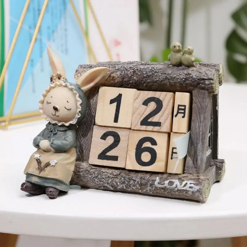 Cute Calendars Ornament Tv Cabinet Ornament Creative Country Rabbit Log Cabin Calendars Easter Calendar Crafts Decoration Craft
Cute Calendars Ornament Tv Cabinet Ornament Creative Country Rabbit Log Cabin Calendars Easter Calendar Crafts Decoration Craft