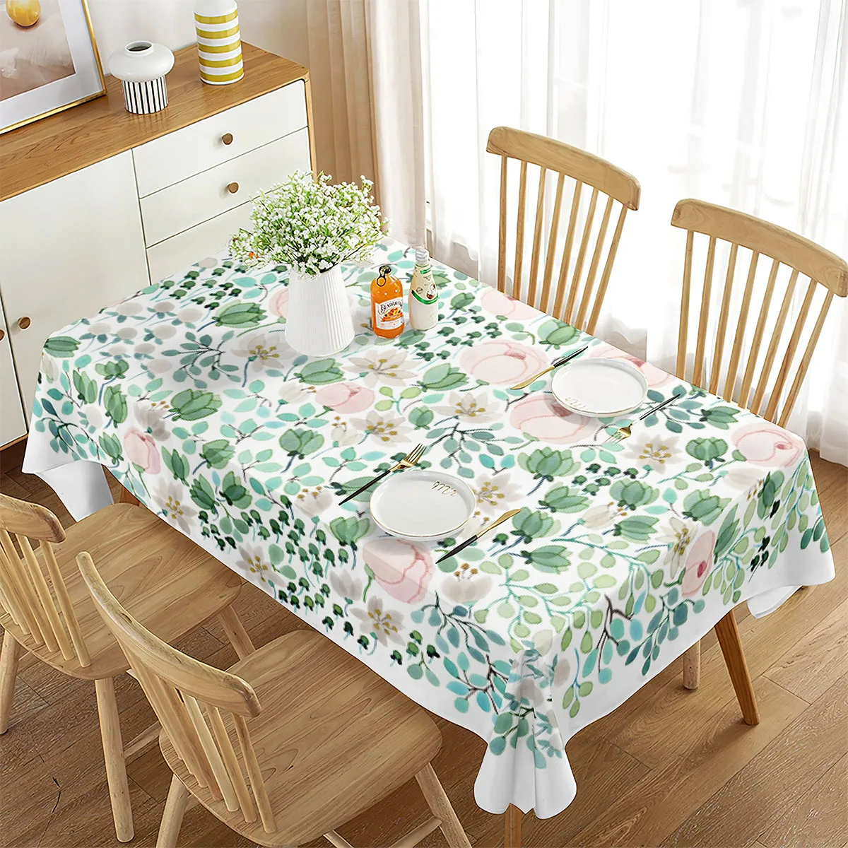 Floral Tablecloth Rectangular Little Fresh Aesthetic Decor Tablecloth for Kitchen Dining Room Picnic Travel Party Decorations
Floral Tablecloth Rectangular Little Fresh Aesthetic Decor Tablecloth for Kitchen Dining Room Picnic Travel Party Decorations