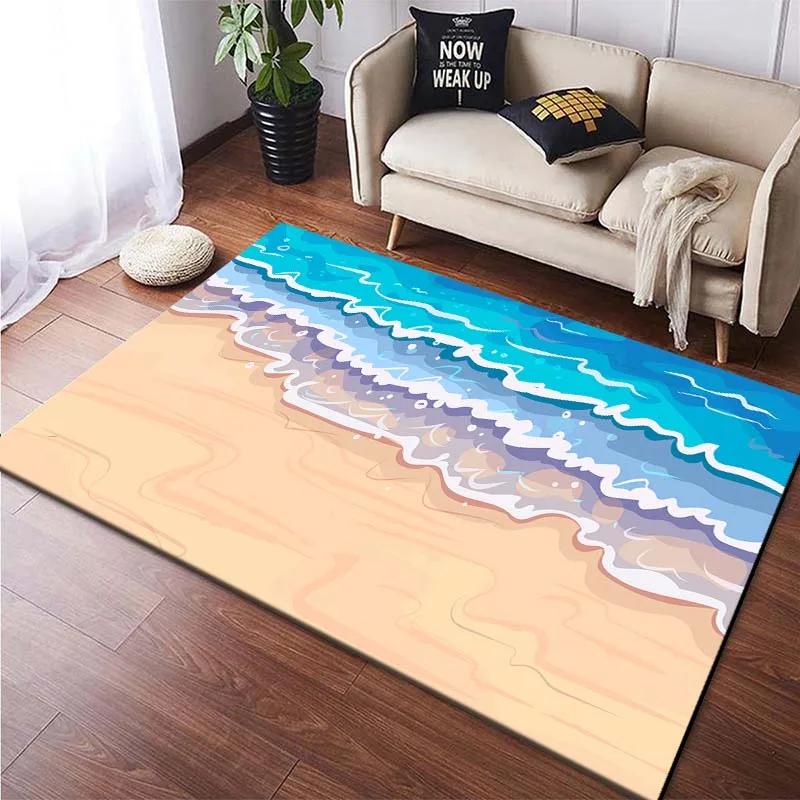 Beach Pattern Rugs for Bedroom Kids Boys&Girls Room Home Decoration Cool Floor Mats Living Room Carpets Non-slip Flannel Carpet
Beach Pattern Rugs for Bedroom Kids Boys&Girls Room Home Decoration Cool Floor Mats Living Room Carpets Non-slip Flannel Carpet