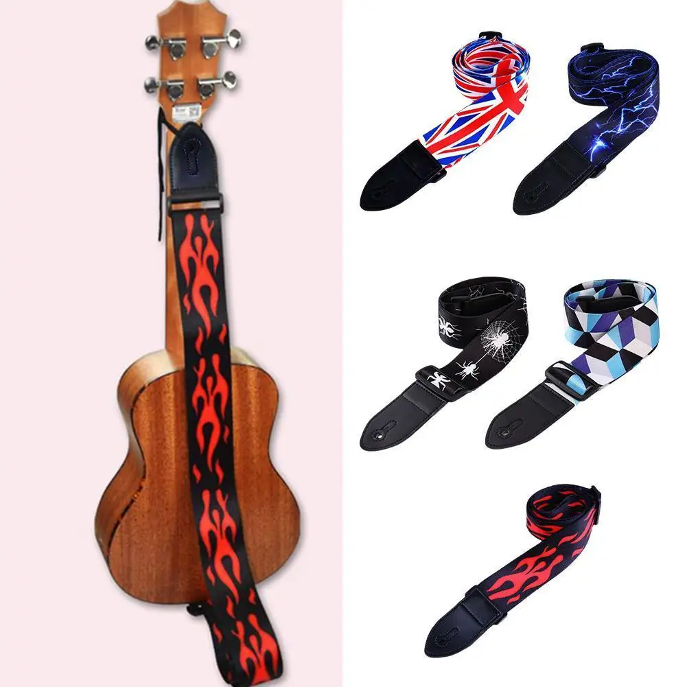 Acoustic Guitar Strap Polyester Widening Electric Guitar Bass Strap Adjustable Color Printing Nylon Guitar Strap
Acoustic Guitar Strap Polyester Widening Electric Guitar Bass Strap Adjustable Color Printing Nylon Guitar Strap