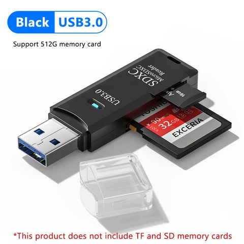 Устройство для чтения карт памяти USB 3,0 2 в 1, кардридер Micro SD TF, высокоскоростной кардридер, адаптер для ПК, ноутбука, аксессуары, флеш-накопитель