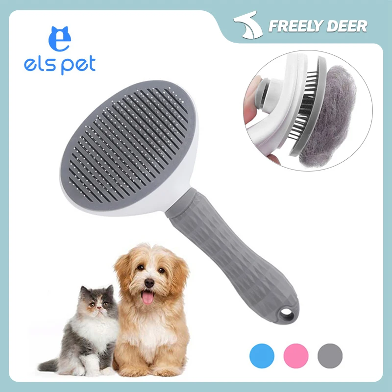 ELS PET Pet Hair Removal Comb Cat Brush Self Cleaning Slicker Brush for Cats Dogs Hair Remover Scraper Cat Grooming Accessories
ELS PET Pet Hair Removal Comb Cat Brush Self Cleaning Slicker Brush for Cats Dogs Hair Remover Scraper Cat Grooming Accessories