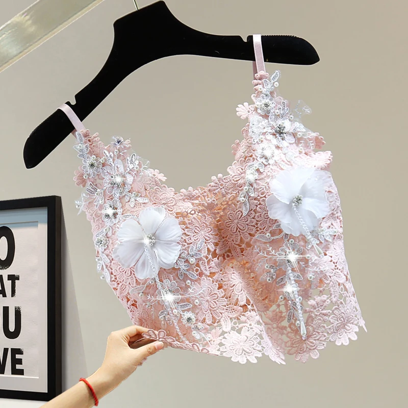 Beads Sequined Sexy Tanks Camis Women 2023 Summer New Crop Top Korean Style Girls Camisole Slimming Lace Tassel Suspender Vest
Beads Sequined Sexy Tanks Camis Women 2023 Summer New Crop Top Korean Style Girls Camisole Slimming Lace Tassel Suspender Vest