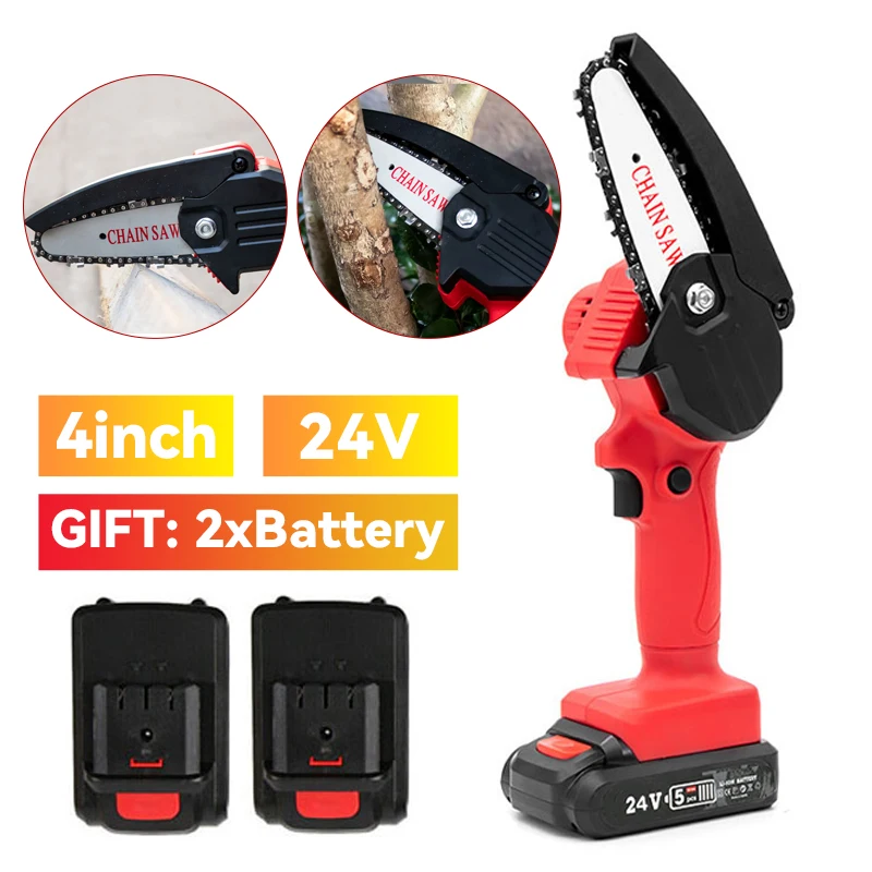 Magnitt Electric Chainsaw 24V 4inch Removable Pruning Saw Portable Woodworking Electric Mini Chain Saw Wood Cutter Electric Saws
Magnitt Electric Chainsaw 24V 4inch Removable Pruning Saw Portable Woodworking Electric Mini Chain Saw Wood Cutter Electric Saws
