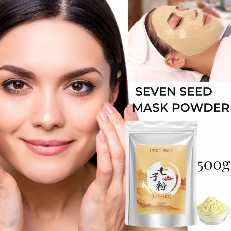 Herbal Seven Seeds Facial Mask Powder Moisturizing Anti-aging Reduces Wrinkles,Shrinks Pores Removes Blackheads Face Skin Care
Herbal Seven Seeds Facial Mask Powder Moisturizing Anti-aging Reduces Wrinkles,Shrinks Pores Removes Blackheads Face Skin Care