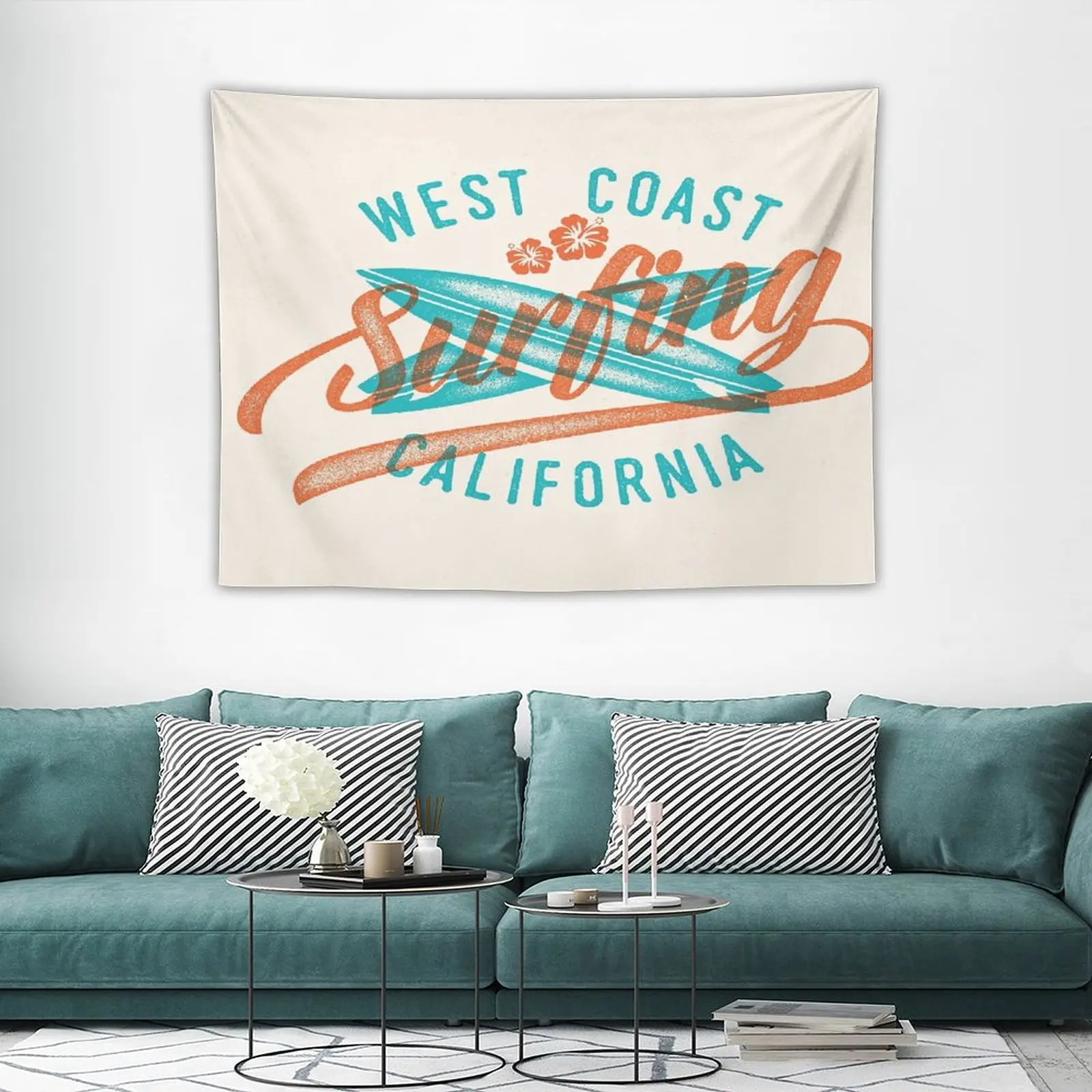 

West Coast Surfing California Tapestry Home Decor Aesthetic Room Decor Anime Room Decor Bedroom Anime Tapestry