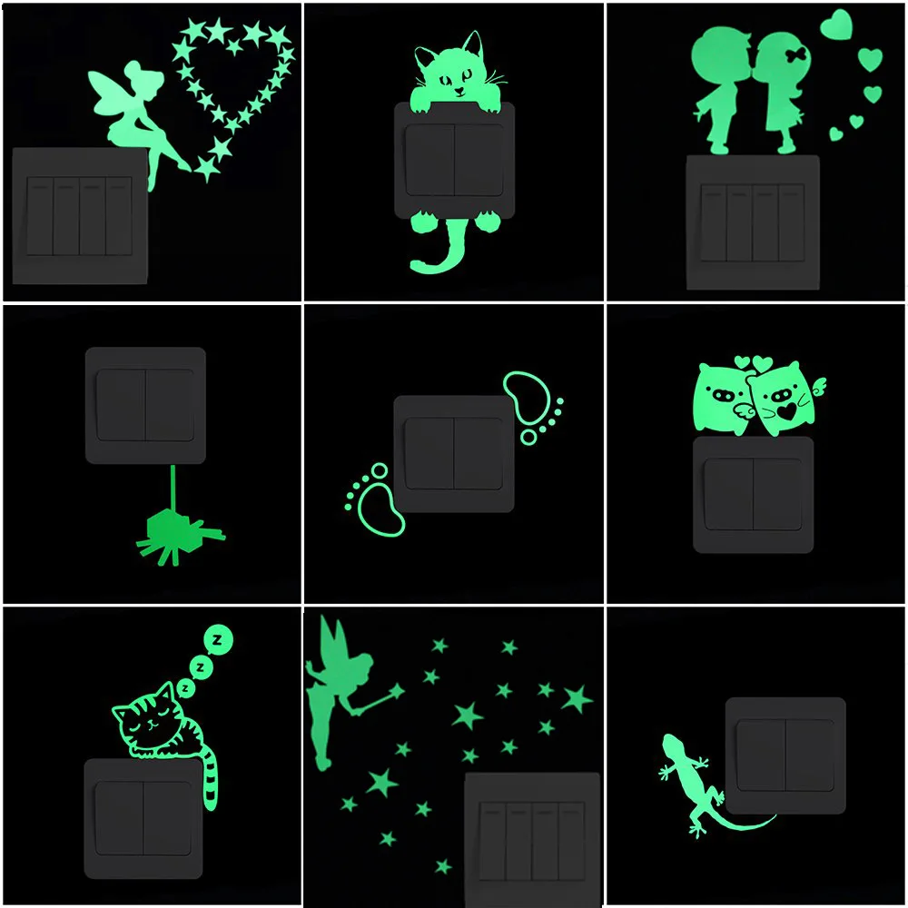Luminous Wall Sticker Glow In The Dark Wall Stickers Home Decor Kids Room Decoration Sticker Decal Cat Fairy Moon Star Wall Deco
Luminous Wall Sticker Glow In The Dark Wall Stickers Home Decor Kids Room Decoration Sticker Decal Cat Fairy Moon Star Wall Deco