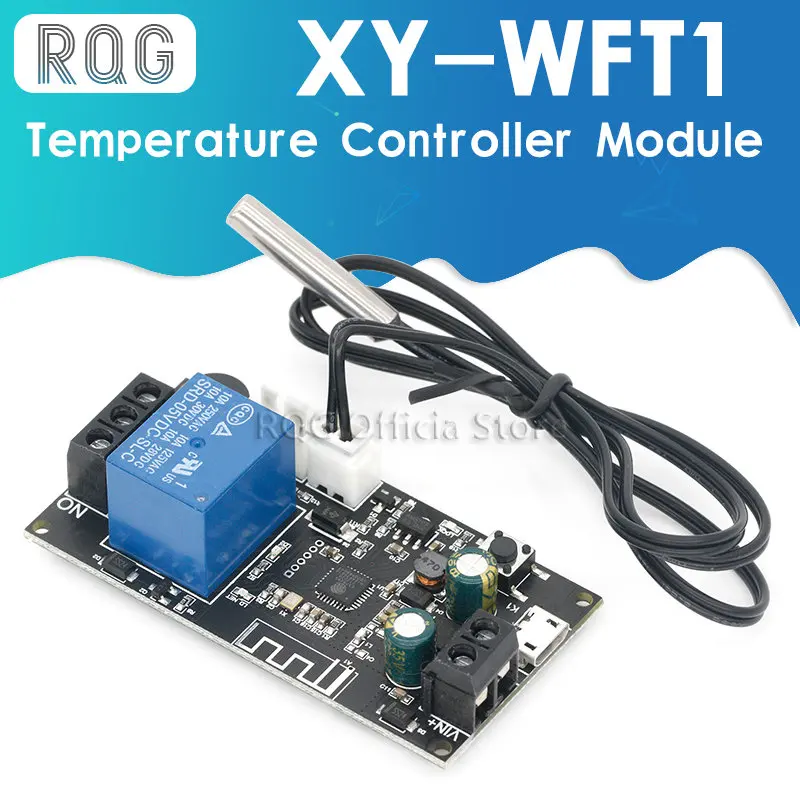 XY-WFT1 Remote WIFI Thermostat High Precision Temperature Controller Module Cooling and Heating APP Temperature Collection
XY-WFT1 Remote WIFI Thermostat High Precision Temperature Controller Module Cooling and Heating APP Temperature Collection