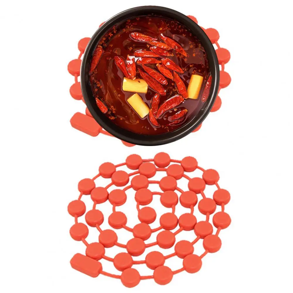 Silicone Pot Holder Heat Insulation Reusable Dining Table Placemat Chain Coaster Eco-friendly Cup Mat Bar Accessories
Silicone Pot Holder Heat Insulation Reusable Dining Table Placemat Chain Coaster Eco-friendly Cup Mat Bar Accessories