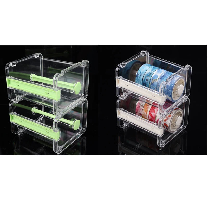 Прозрачный Настольный диспенсер для ленты (маскирующая лента в комплект не входит), 2 упаковки
Прозрачный Настольный диспенсер для ленты (маскирующая лента в комплект не входит), 2 упаковки