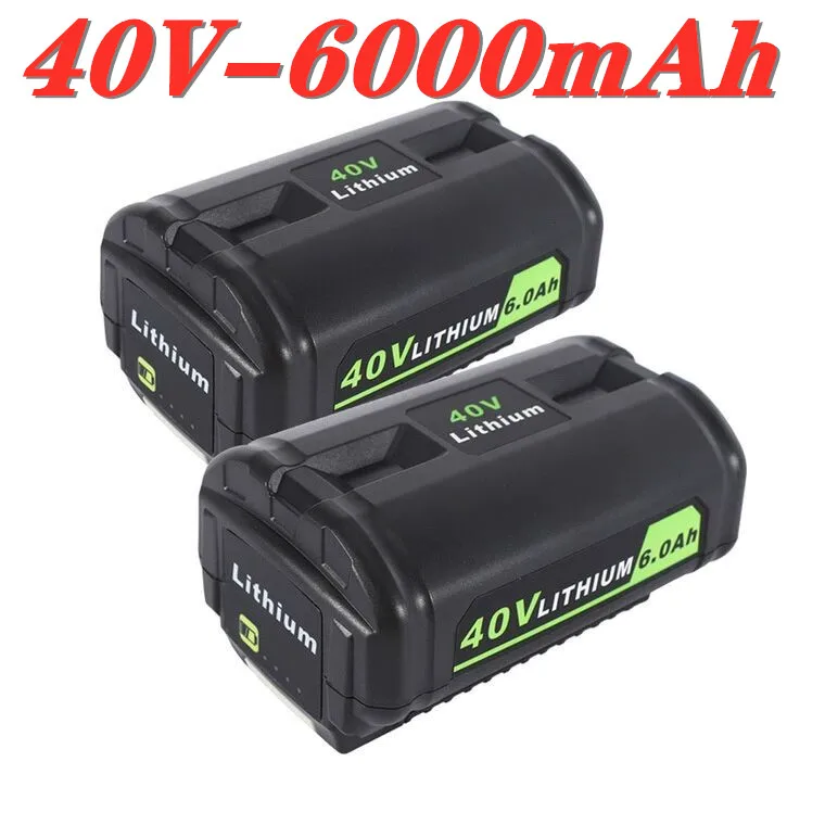 40V 6.0Ah Li-ion Battery for Ryobi OP4040 OP4026 OP4030 OP4050 OP4060A OP40201 OP40301 Collection Cordless Power Tools Battery
40V 6.0Ah Li-ion Battery for Ryobi OP4040 OP4026 OP4030 OP4050 OP4060A OP40201 OP40301 Collection Cordless Power Tools Battery
