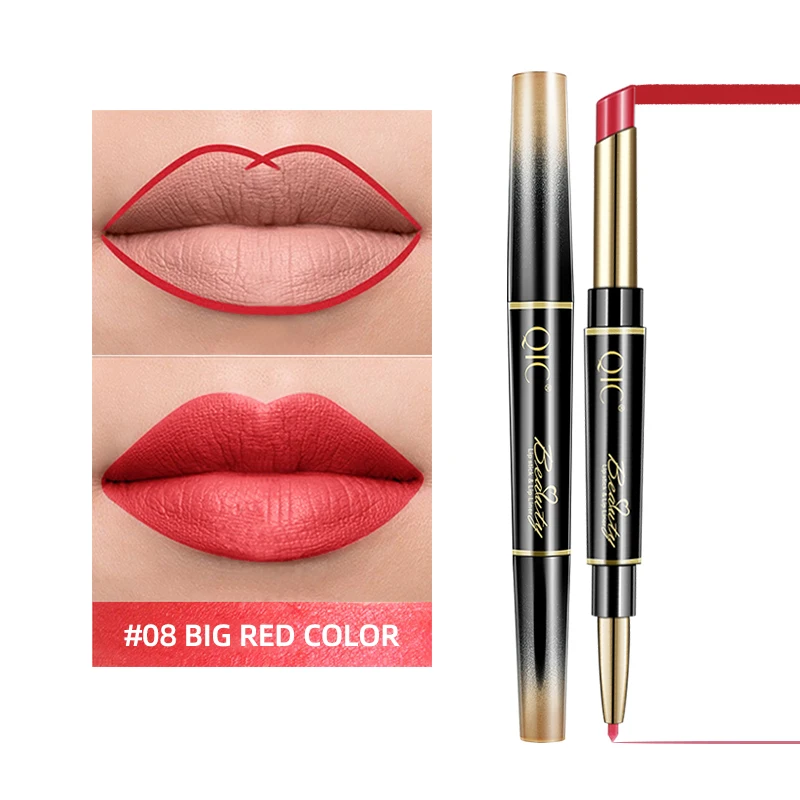 Big Red 2 In 1 Double Head Lip Gloss Matte Lip Liner Waterproof Long-Lasting Lipliner Nude Liquid Lipstick Pen Makeup Cosmetics
Big Red 2 In 1 Double Head Lip Gloss Matte Lip Liner Waterproof Long-Lasting Lipliner Nude Liquid Lipstick Pen Makeup Cosmetics