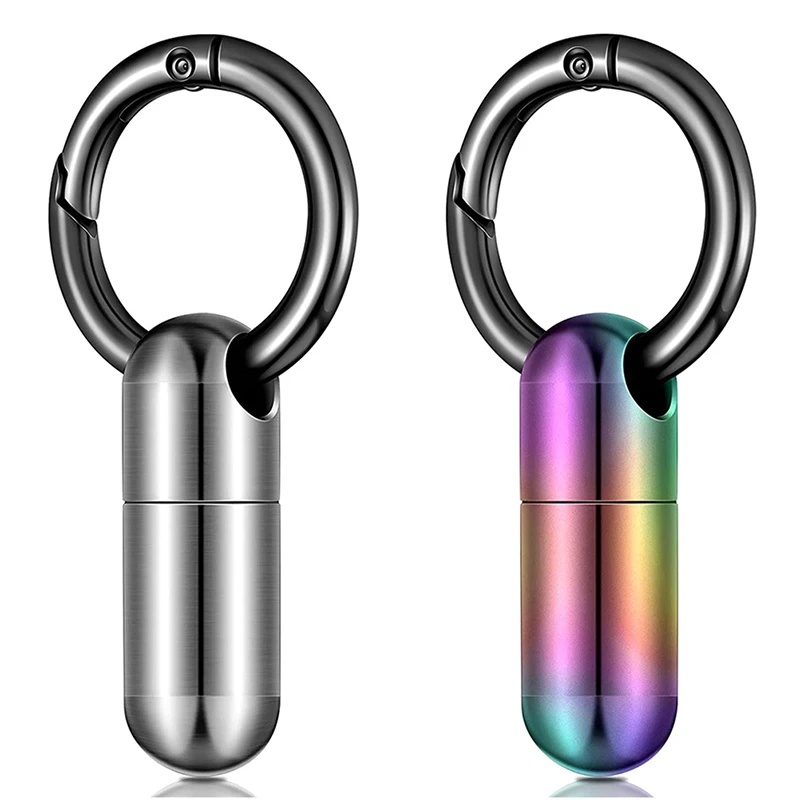 Pure Titanium Waterproof Storage Mini Portable Keychain Small Medicine Bottle Outdoor EDC Multifunctional Emergency Tool
Pure Titanium Waterproof Storage Mini Portable Keychain Small Medicine Bottle Outdoor EDC Multifunctional Emergency Tool