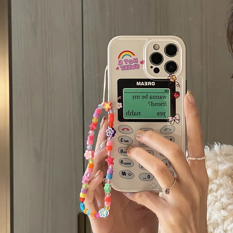 Japan Korean Cute Funny Mobile Phone Pattern Soft Case For IPhone 13 12 7 8 Plus 11 Pro Max XR X XS Max Phone Chain Back Cover
Japan Korean Cute Funny Mobile Phone Pattern Soft Case For IPhone 13 12 7 8 Plus 11 Pro Max XR X XS Max Phone Chain Back Cover