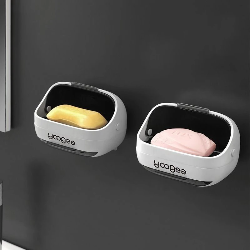 Creative Wall Hanging Soap Box With Drain Water Shower Soap Dish Container with Design Cover Easy Installation Bathroom Supplies
Creative Wall Hanging Soap Box With Drain Water Shower Soap Dish Container with Design Cover Easy Installation Bathroom Supplies
